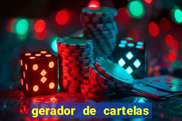 gerador de cartelas de bingo 1 a 99